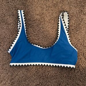 Blue Shein Bikini Top